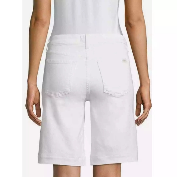 Jen 7 | 7 for All Mankind Womens Denim Bermuda Shorts Stretchy Sz 10 NWT - Picture 5 of 15